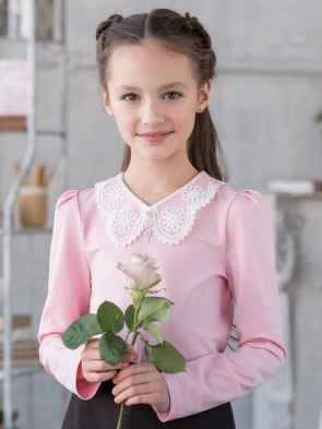 Блузка трикотажная “Микелла”, розовая